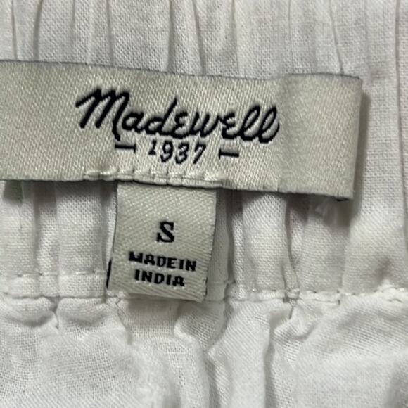 MADEWELL TRELLIS EYELET WHITE‎ SKIRT SIZE S - Picture 5 of 6